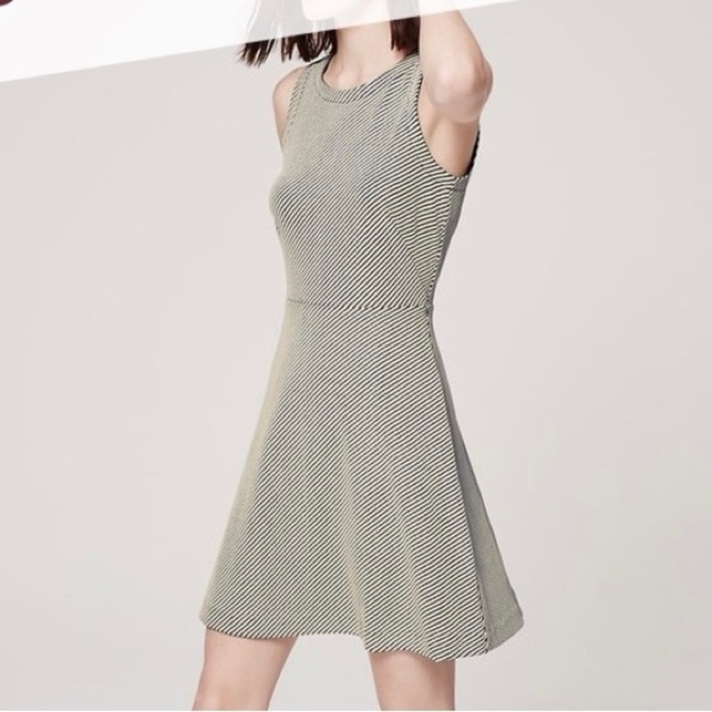 Loft Striped Sleeveless Dress